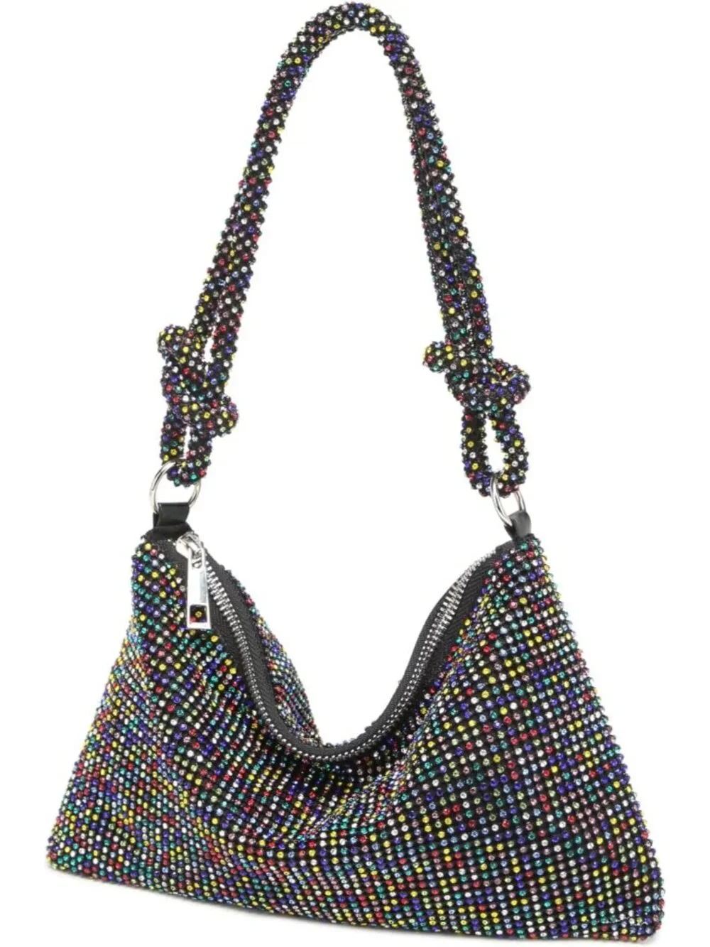 👜 Women's Multicolor Sparkly Rhinestone Purse Evening Bag Out Dressy Clutch